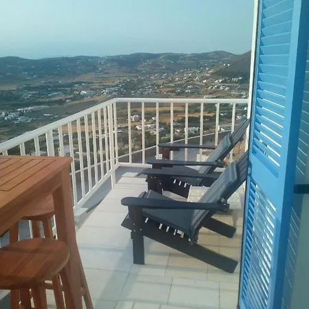 Semi-detached House On The Heights Of Parikia - Exceptional View Of The Cyclades Nyaraló Párosz