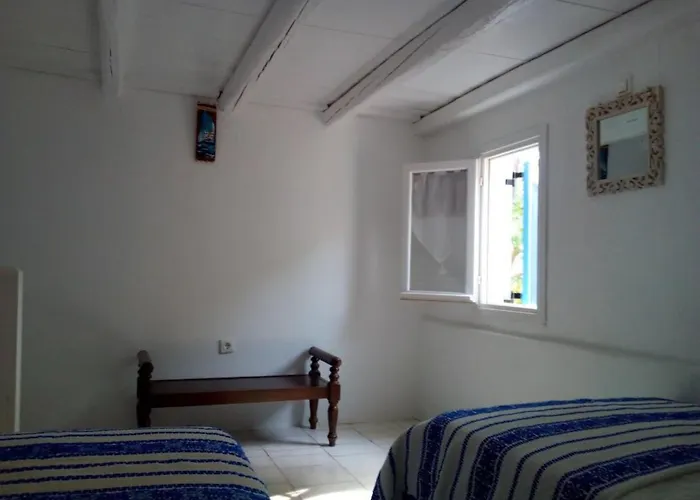 Semi-detached House On The Heights Of Parikia - Exceptional View Of The Cyclades Semesterbostad *